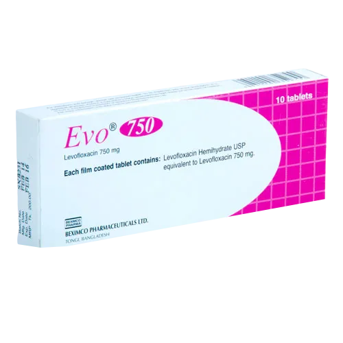 Tab. Evo 750 mg